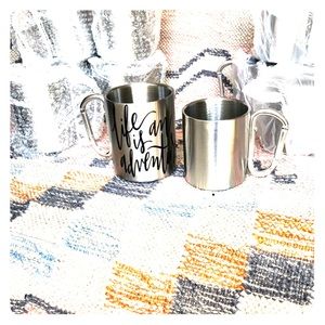 Stainless Carabiner Mugs